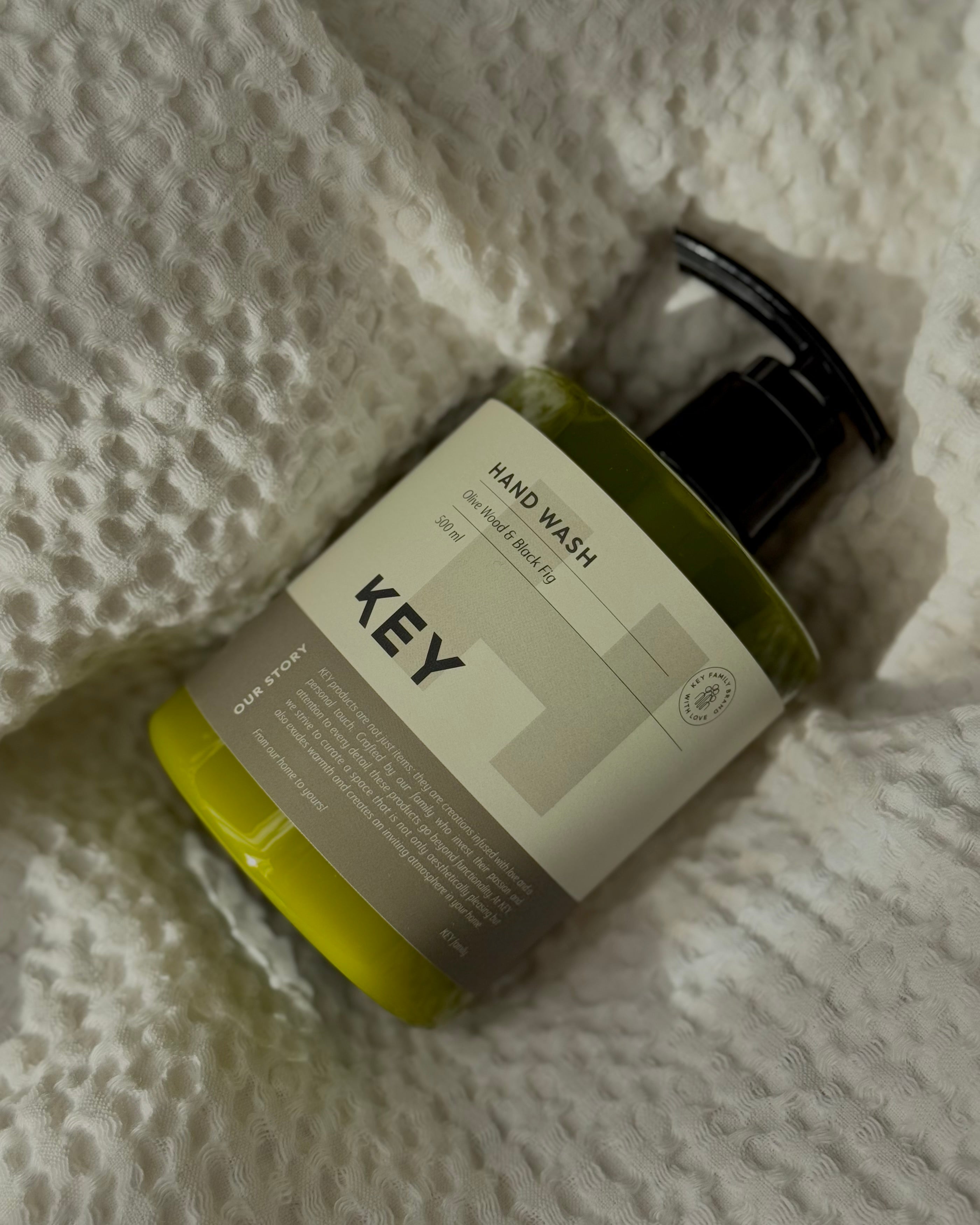 KEY roku ziepes Olive Wood & Black Fig