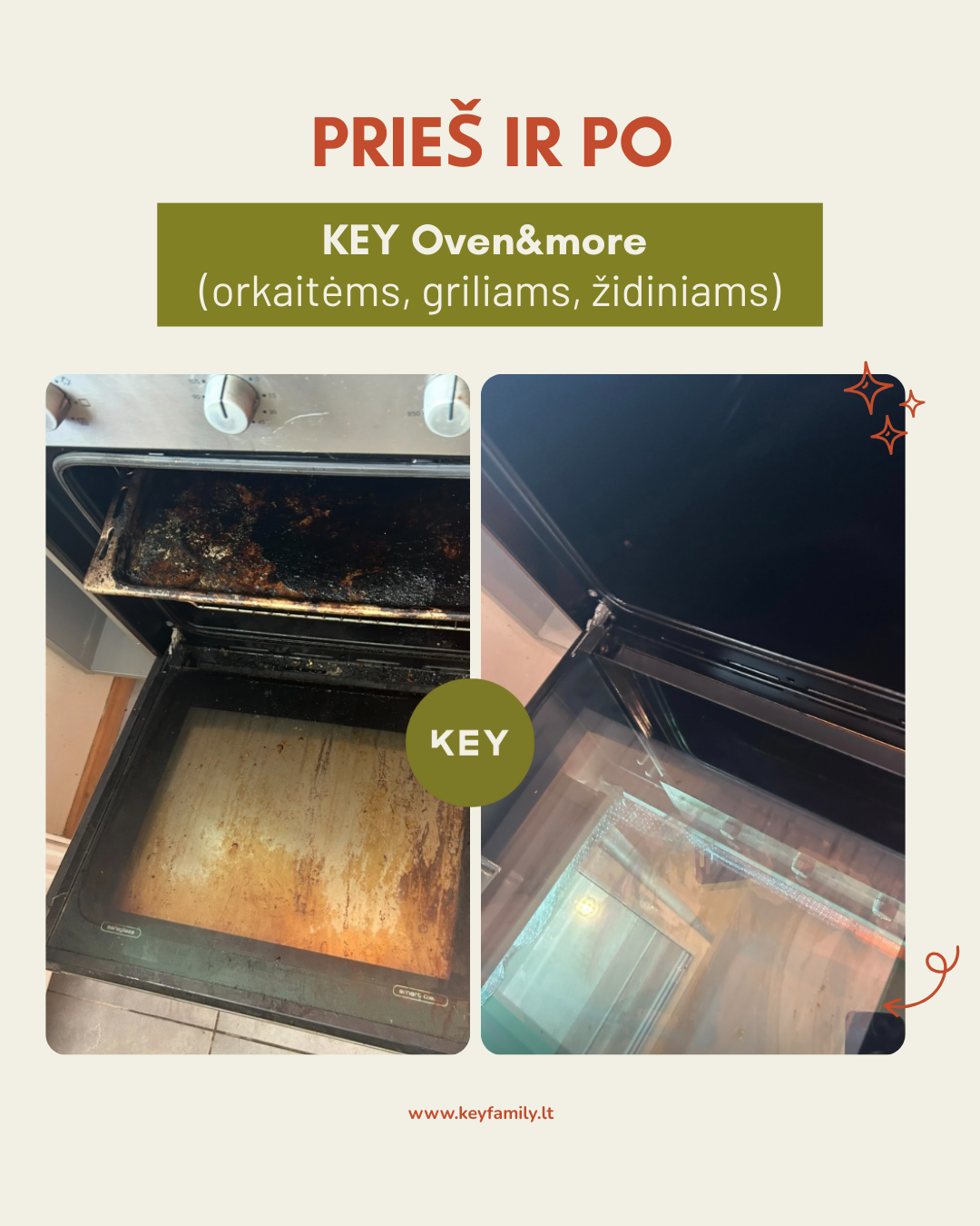 KEY Orkaičių, židinių ir grilių valiklis