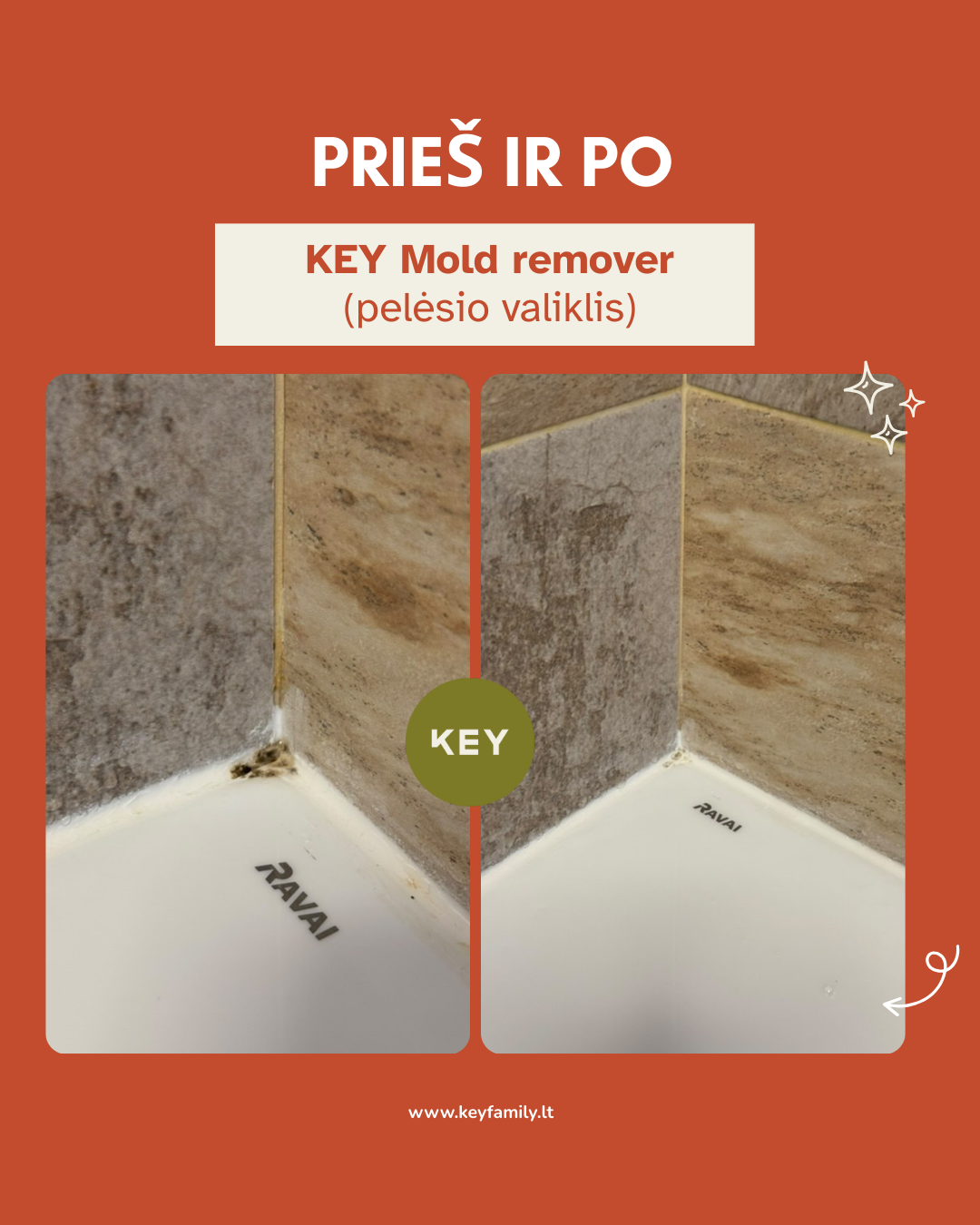 KEY Pelėsio valiklis