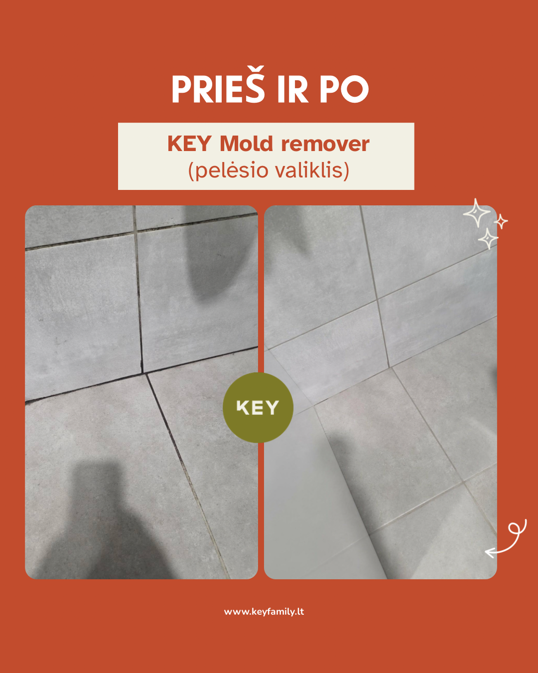 KEY Pelėsio valiklis
