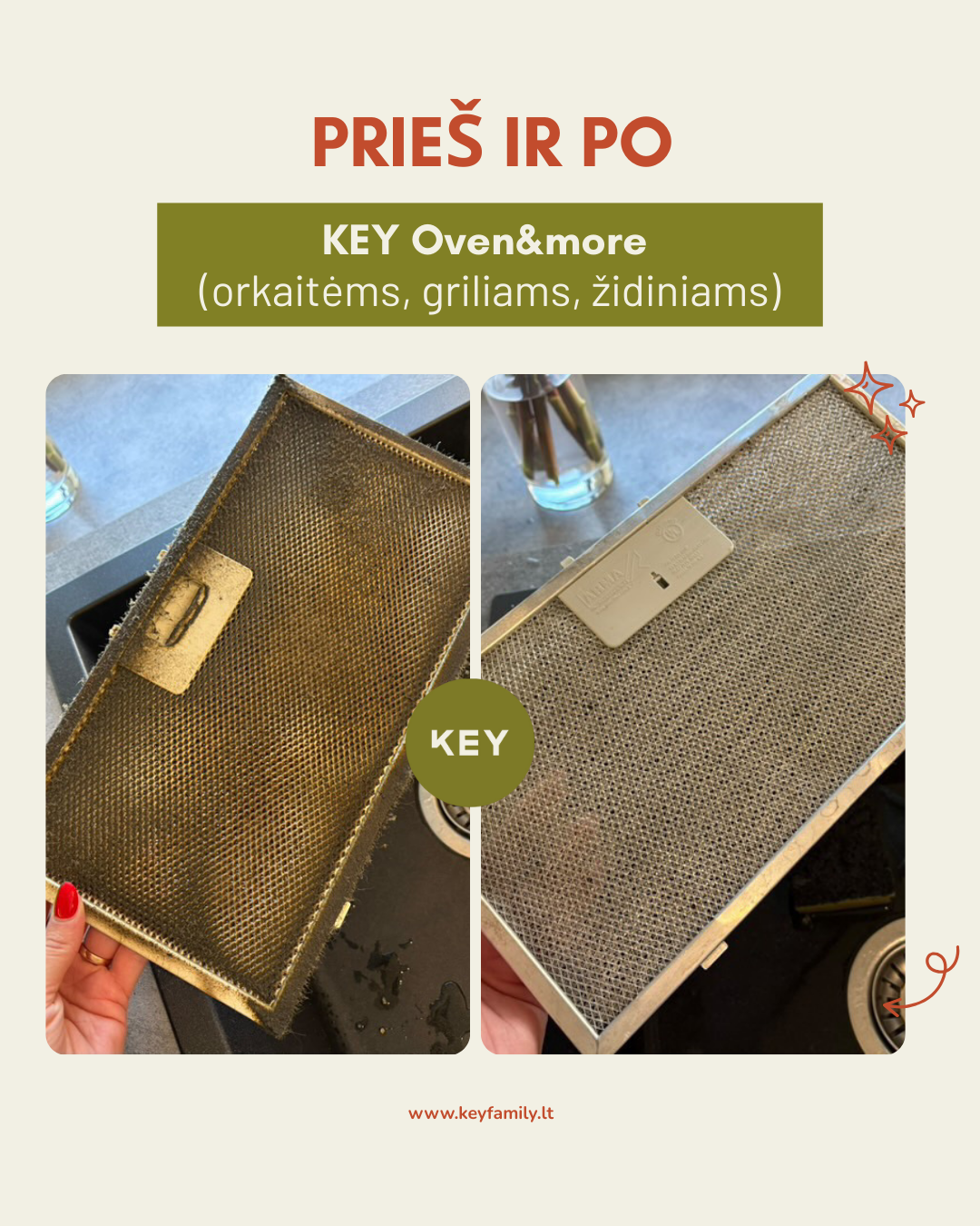 KEY Orkaičių, židinių ir grilių valiklis