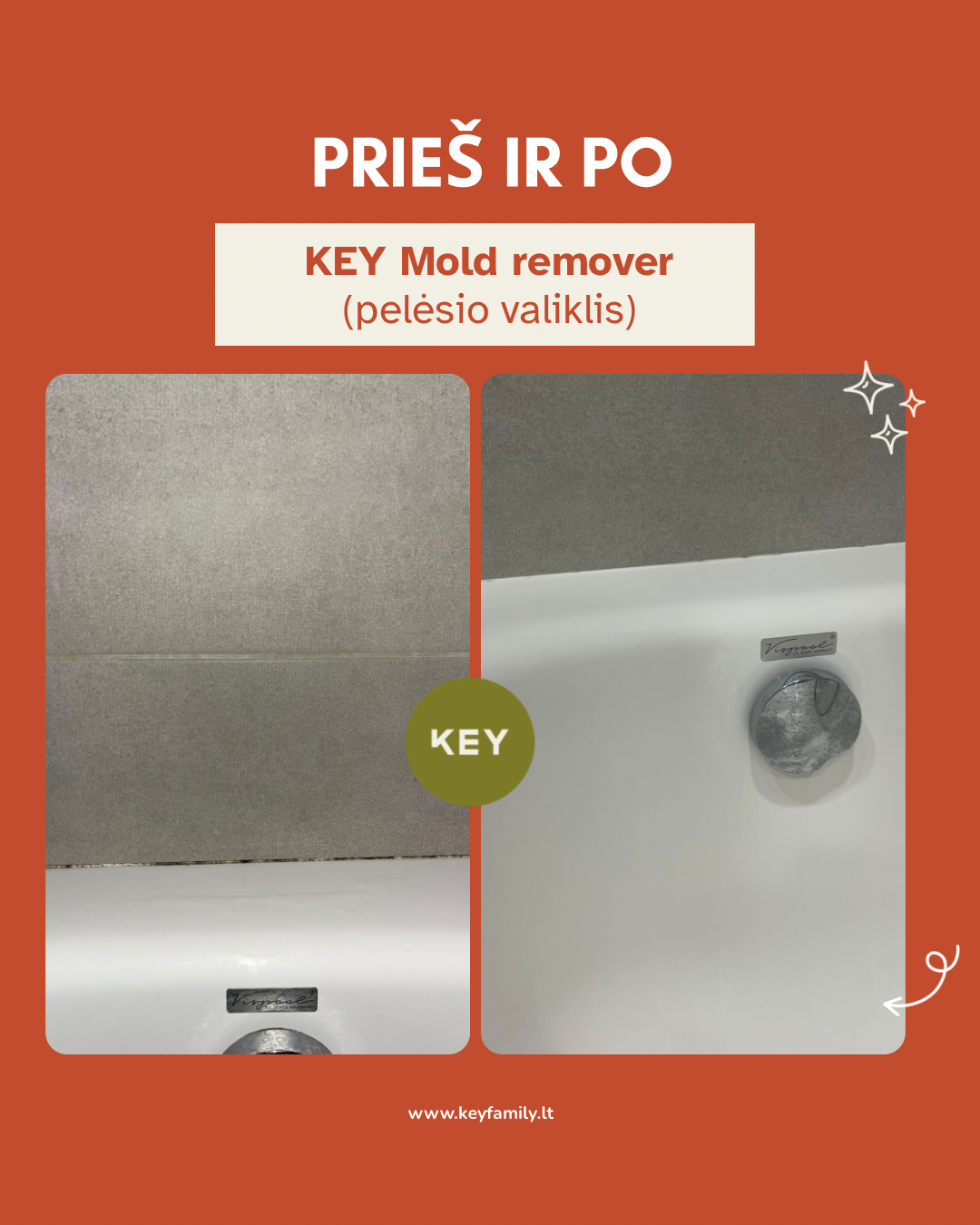 KEY Pelėsio valiklis