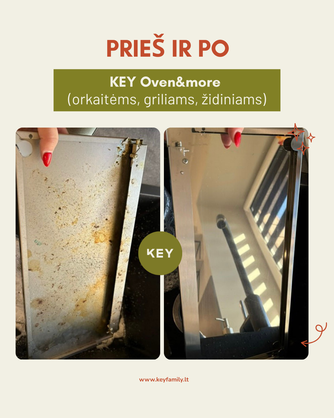 KEY Orkaičių, židinių ir grilių valiklis
