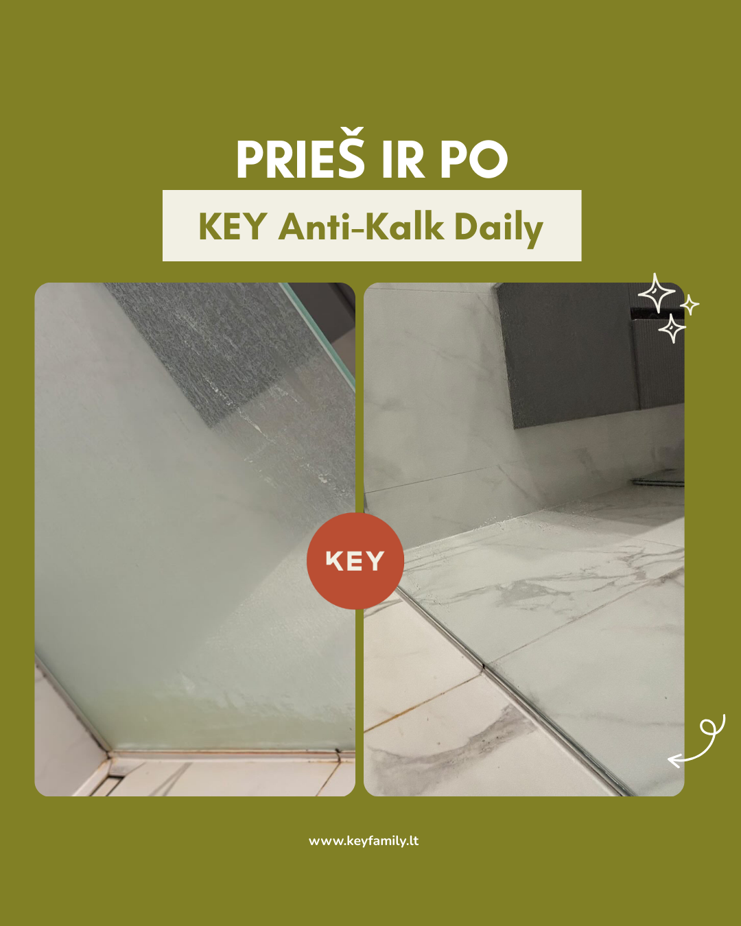 KEY Kalkių valiklis - Daily