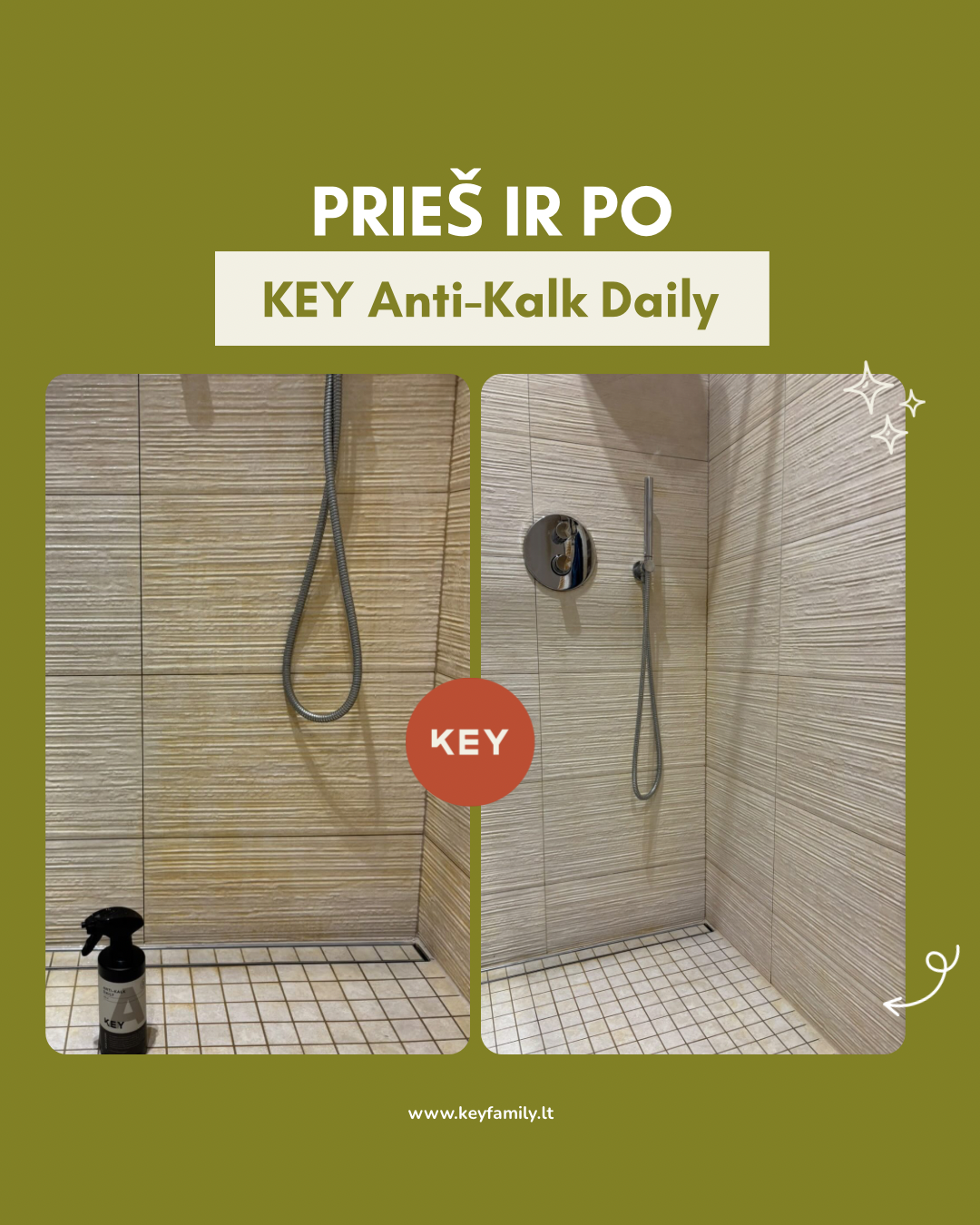KEY Kalkių valiklis - Daily