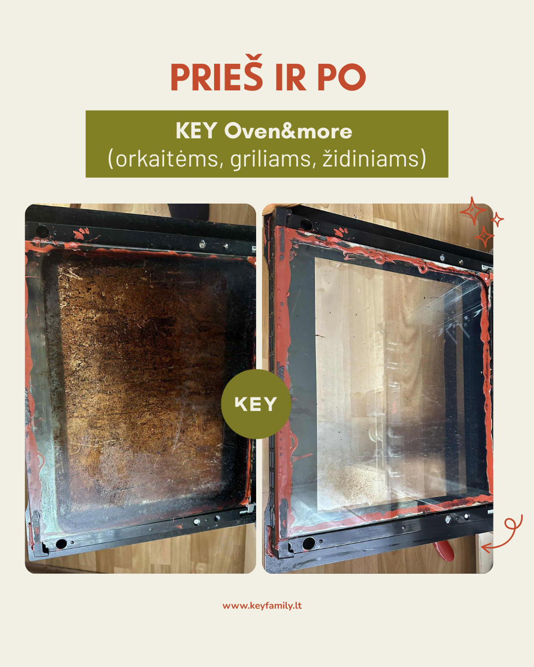 KEY Orkaičių, židinių ir grilių valiklis