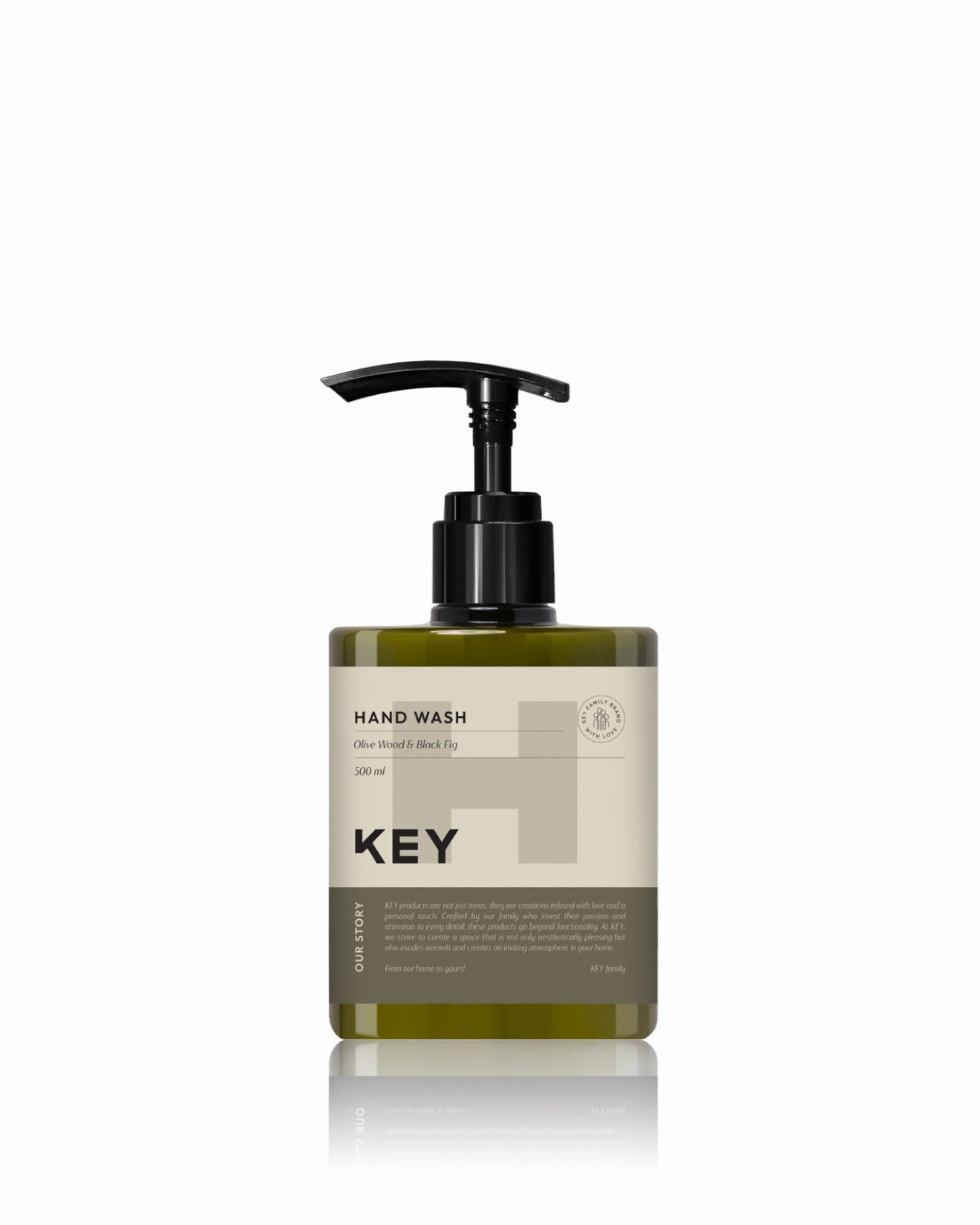 KEY roku ziepes Olive Wood & Black Fig
