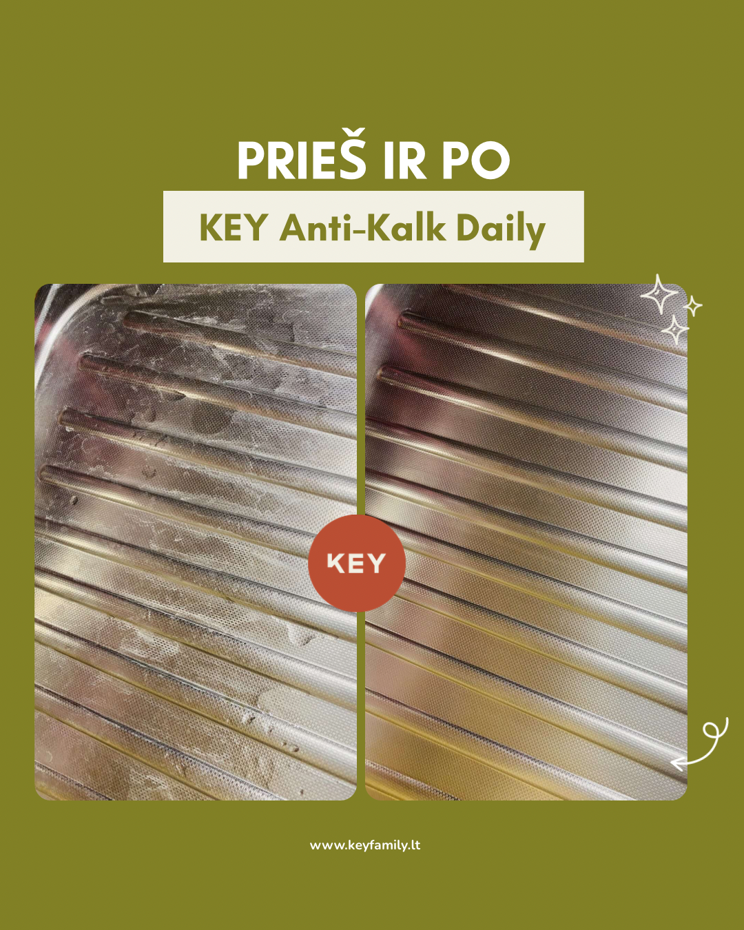 KEY Kalkių valiklis - Daily