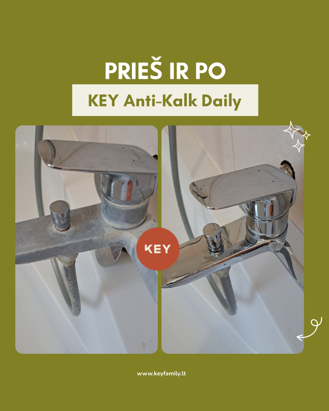 KEY Kalkių valiklis - Daily